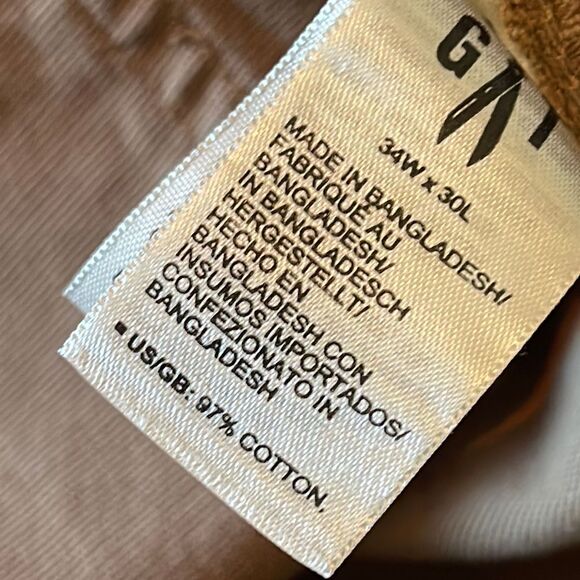 Goodthreads Men’s Brown Slim Pants size 34 x 32 - Picture 7 of 8